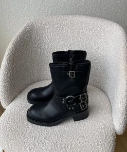 Sko ByStenholt | Biker Boots (Lav)