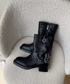 Sko ByStenholt | Biker Boots (Lav)