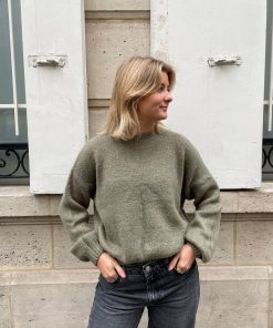 Overdele ByStenholt | Cozy Strik - Khaki