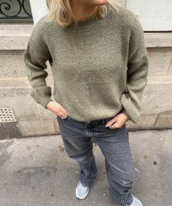 Overdele ByStenholt | Cozy Strik - Khaki