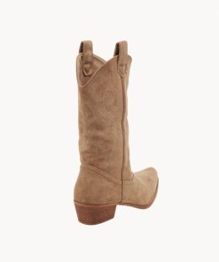 Sko ByStenholt | Cowboy Stovler - Beige