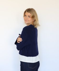 Overdele ByStenholt | Melia Strik - Navy