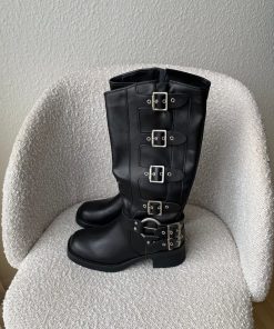 Sko ByStenholt | Biker Boots (Hoj)