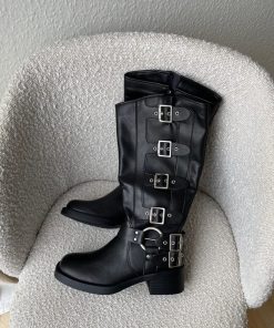 Sko ByStenholt | Biker Boots (Hoj)